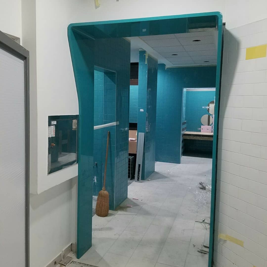 Visoki sjaj tirkizni enterijer